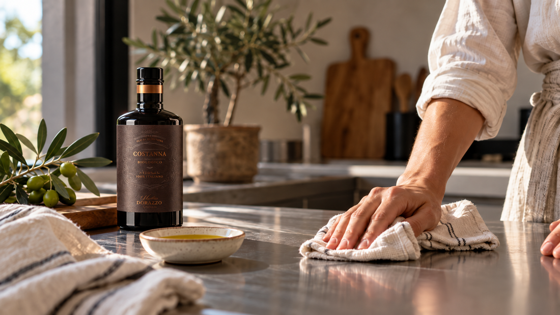 Come utilizzare l’olio evo nella pulizia della casa