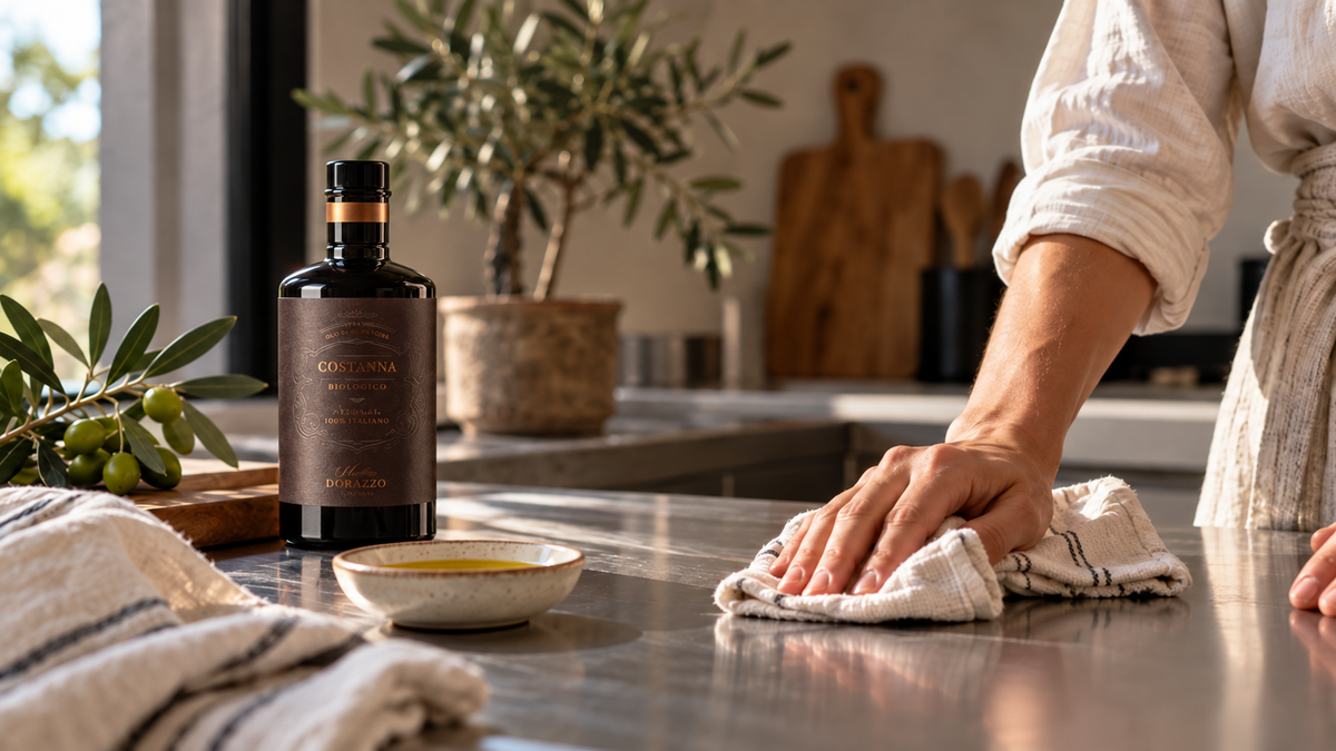 Come utilizzare l’olio evo nella pulizia della casa